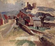 Study of Road and church Delaunay, Robert